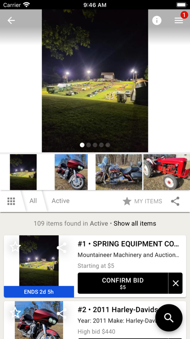 Mountaineer Auctioneers Screenshot