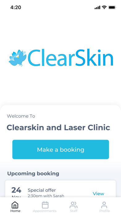 Clearskin and Laser Clinic Screenshot