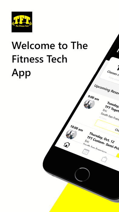 The Fitness Tech App Screenshot