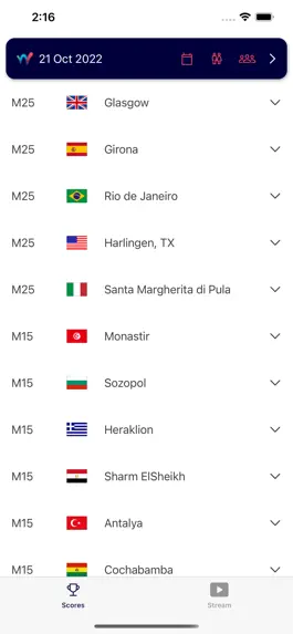 Game screenshot ITF Live Scores mod apk