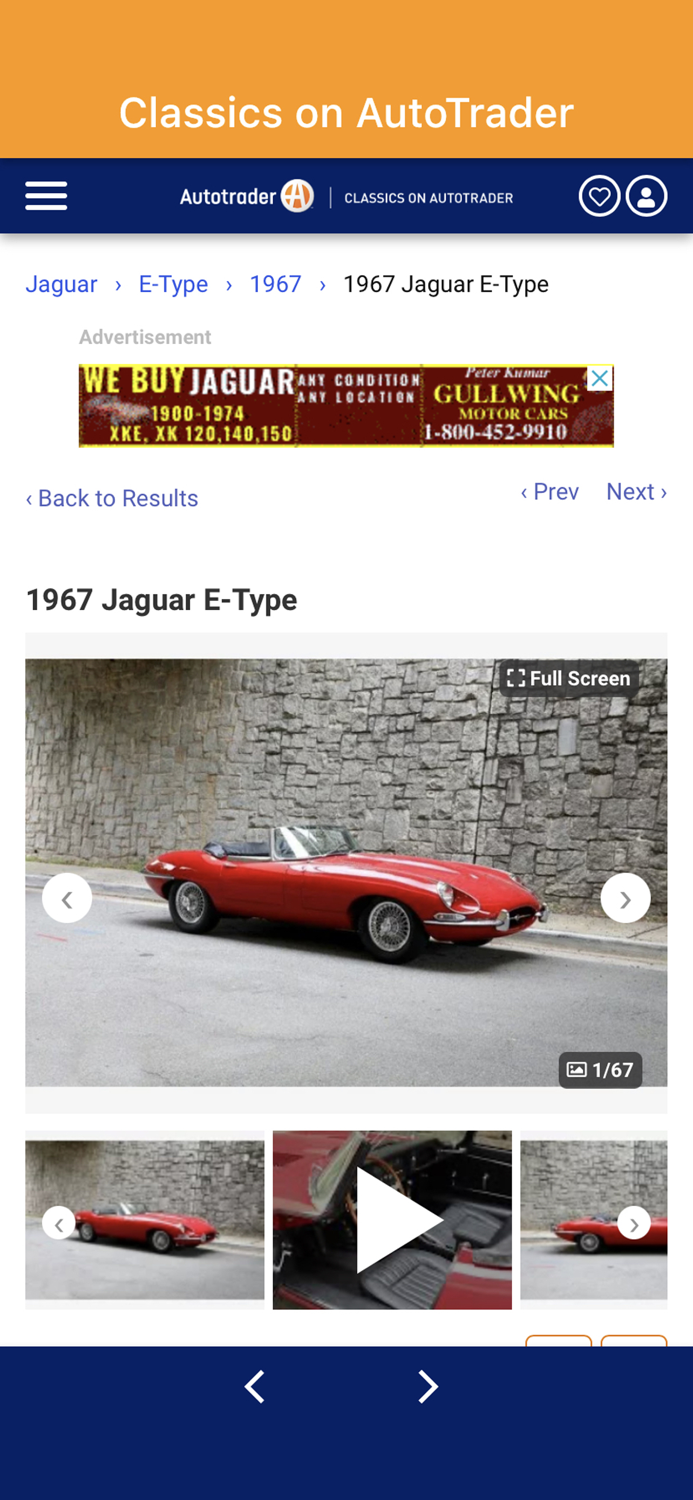 Classics on Autotrader