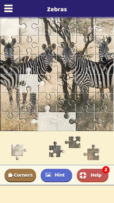 Screenshot 4 of Zebra Love Puzzle App