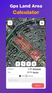 land area calculator - gps map iphone screenshot 2
