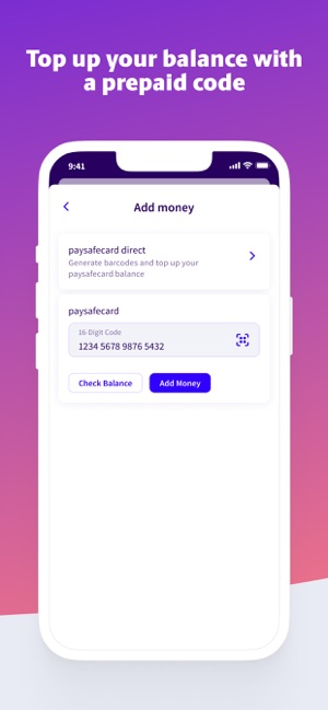 paysafecard - prepaid payments on the App Store