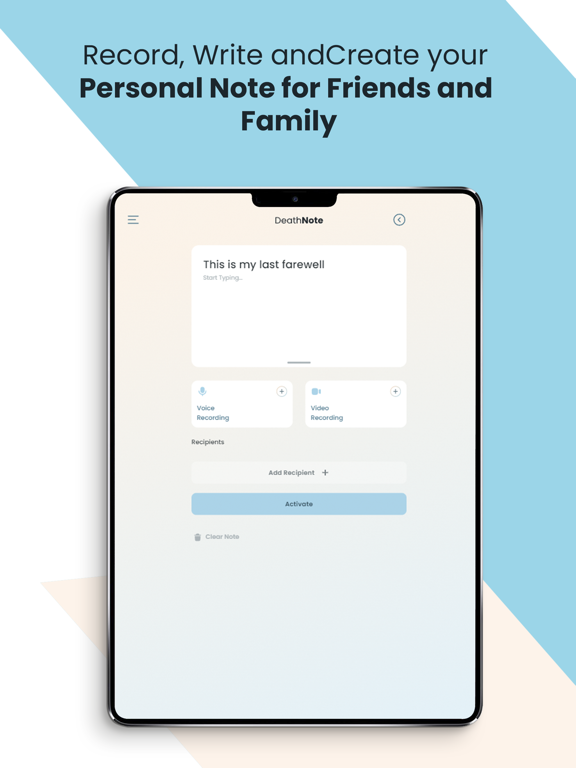 Screenshot #6 pour DeathNote App