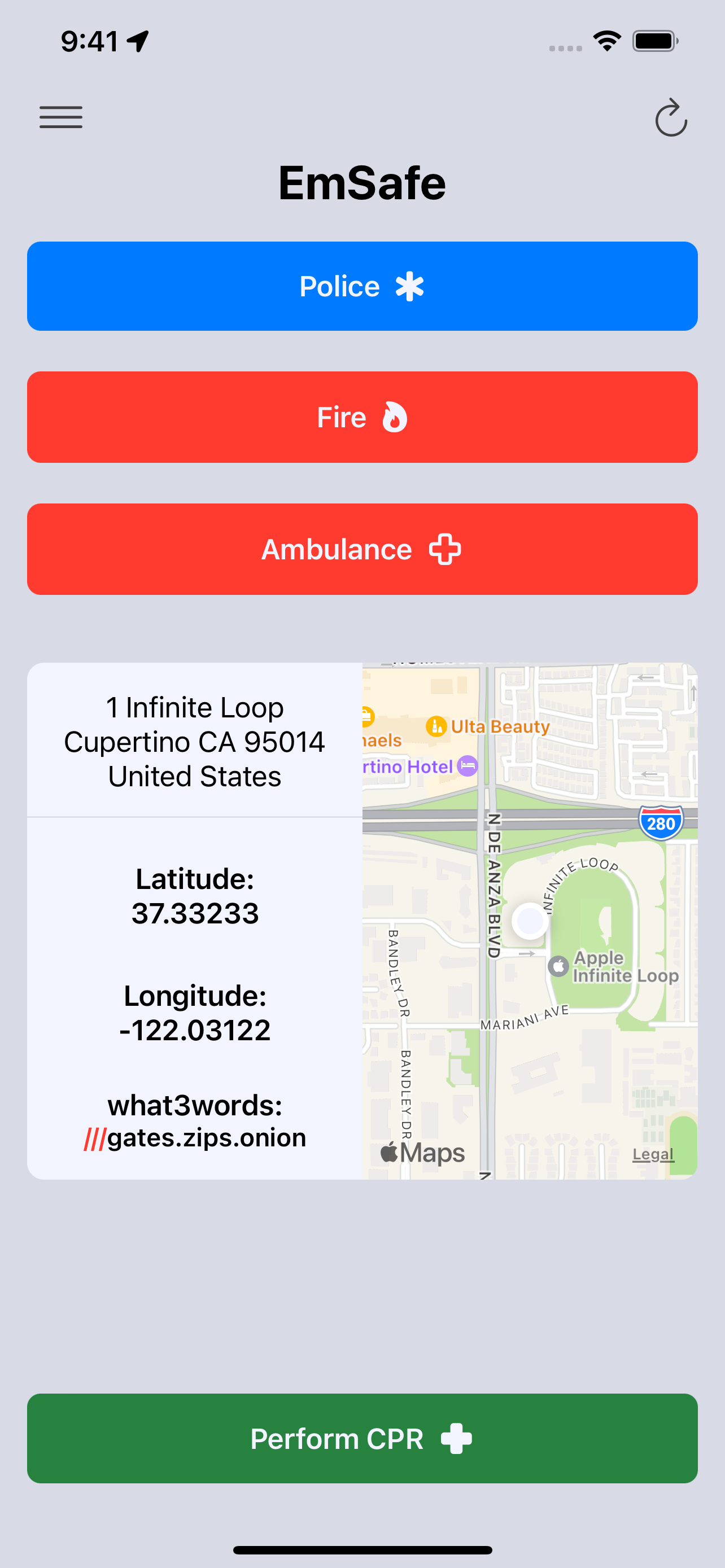 EmSafe - Emergency Travel App