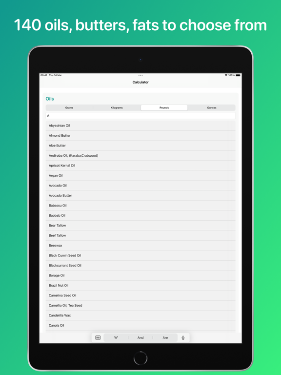 Make Soap iPad screenshot 3 - Utilities app