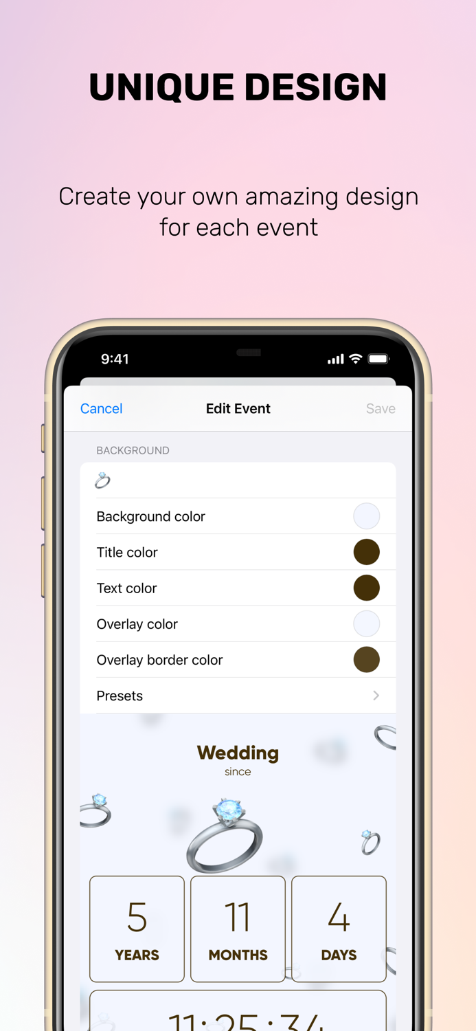 Dates. Events Countdown
