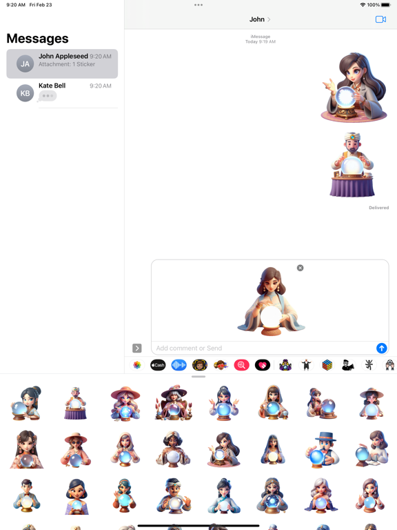 Screenshot #6 pour Fortune Teller Stickers