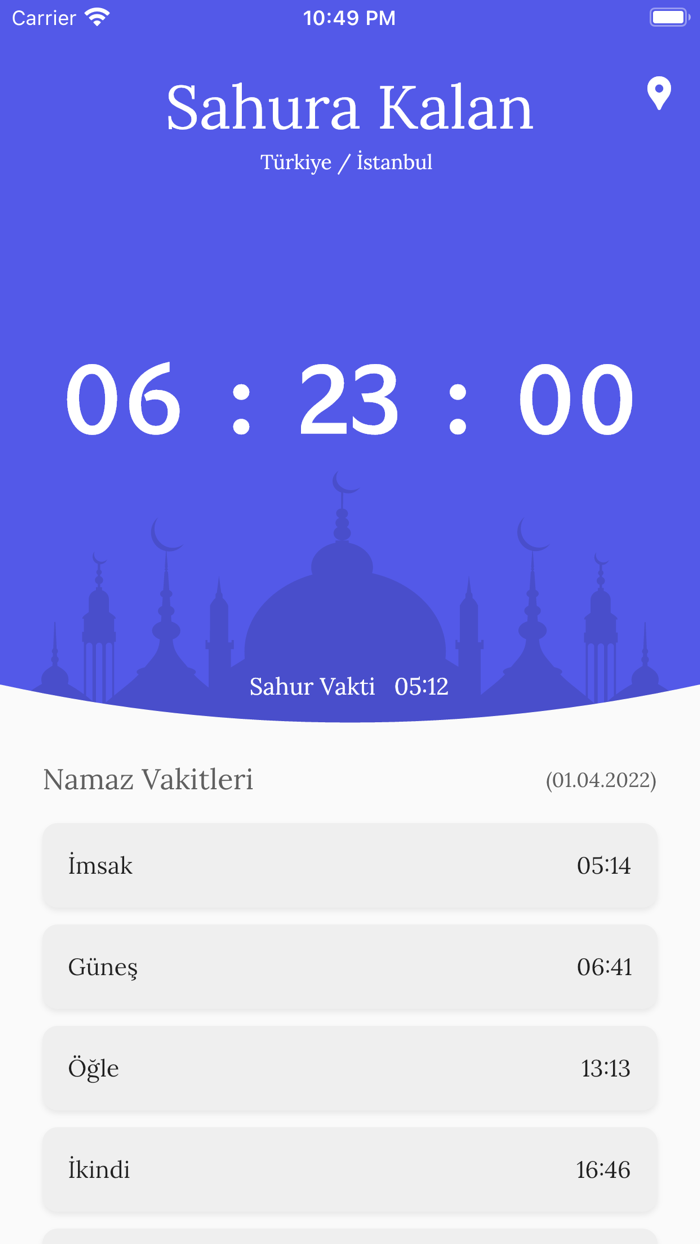 İftar Sayacı - Sahur Sayacı