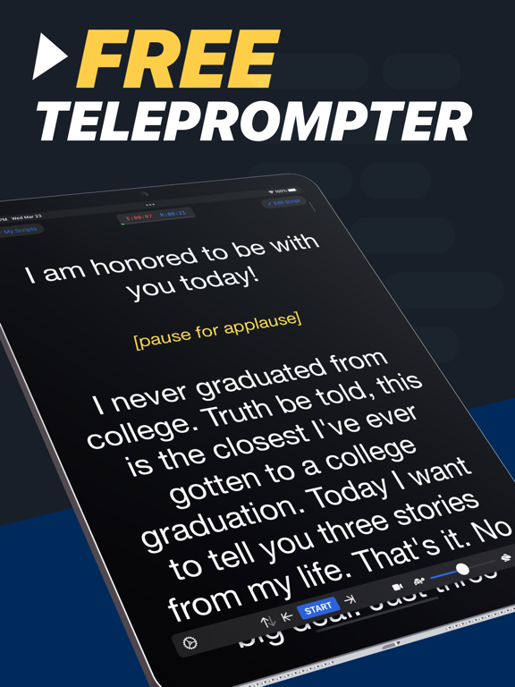 Screenshot #4 pour Teleprompter