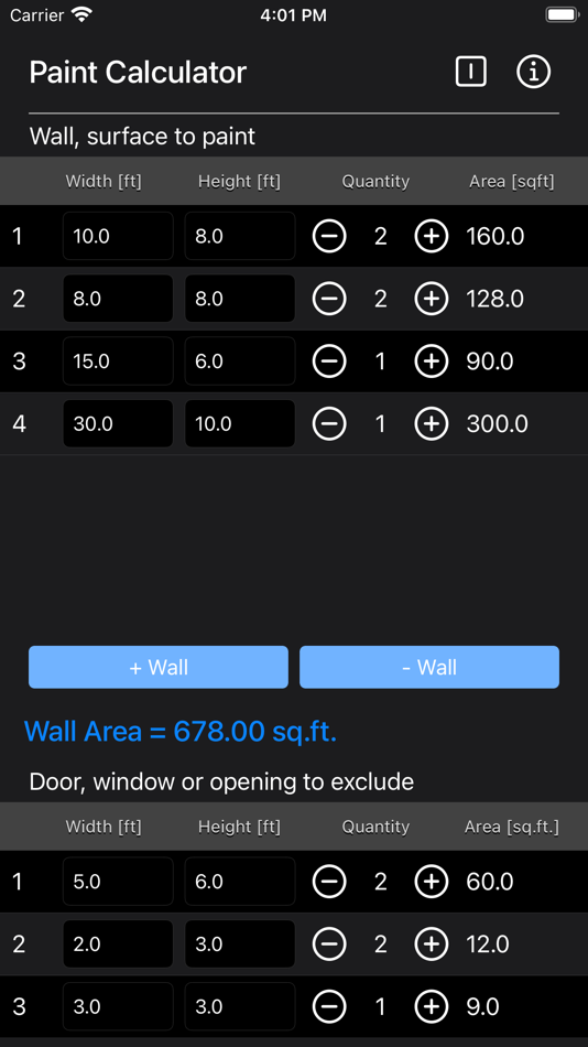 Paint Calculator Plus - 1.0 - (iOS)
