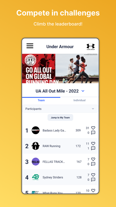 FitRankings Screenshot