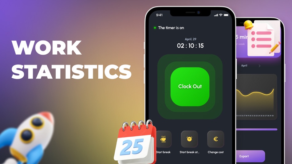#2. Hours tracker (iOS) 由: CREF DEVELOPMENT d.o.o.