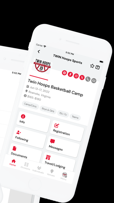 Twin Hoops Sports Screenshot