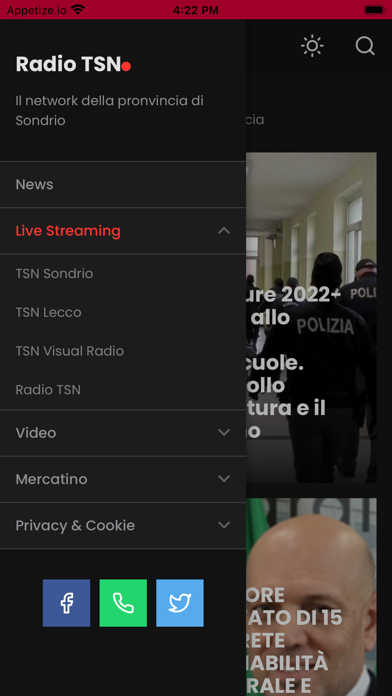 RadioTSN Screenshot