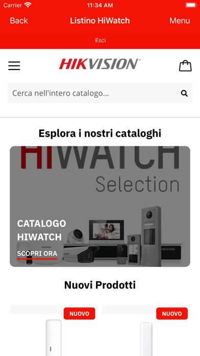 Listino HiWatch HikVision Screenshot