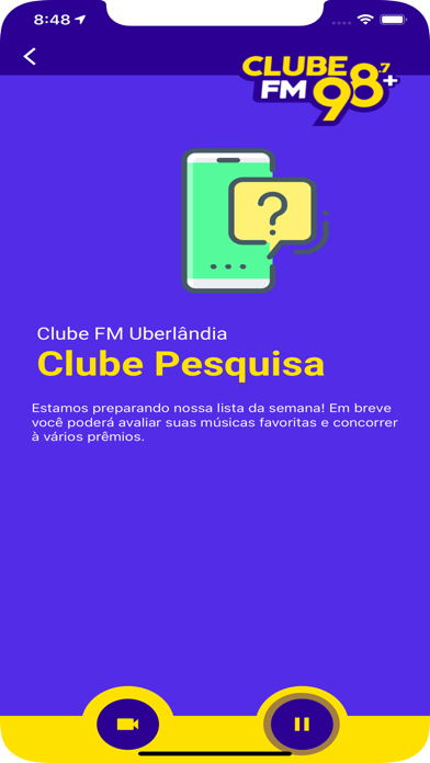 Clube FM 98,7 Screenshot