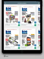 b2c marketing magazine ipad capturas de pantalla 1