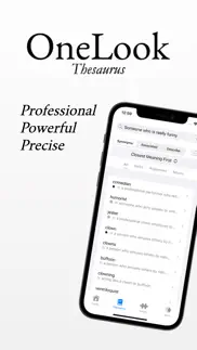 onelook thesaurus iphone screenshot 1