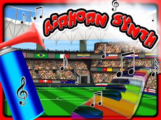 Air horn Synth : Stadium Piano iPad screenshot 1 - Entertainment app