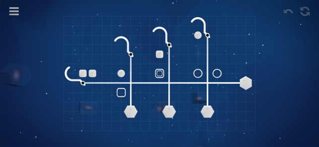 ‎SiNKR: Ein minimalistischer Puzzle-Screenshot