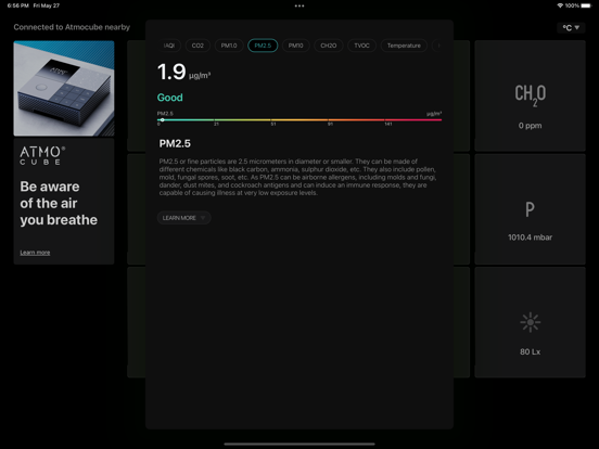 Screenshot #6 pour Atmocube: Indoor Air Quality