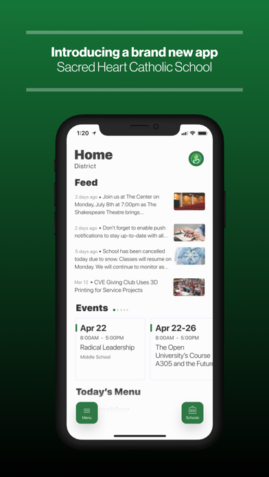 Sacred Heart Catholic School Screenshot