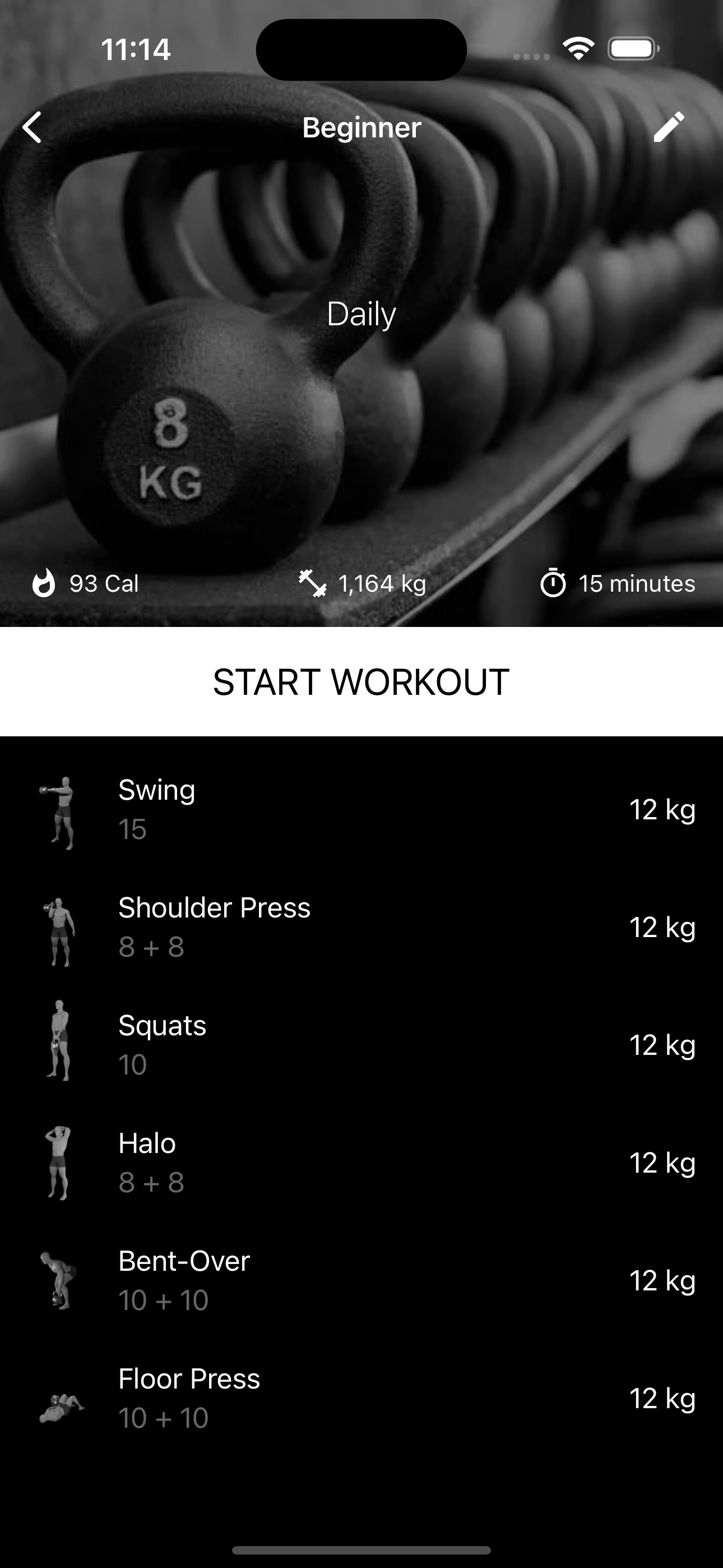 Kettlebell Home Workout