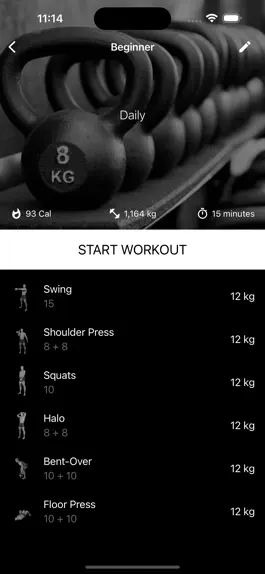 Game screenshot Kettlebell Home Workout mod apk