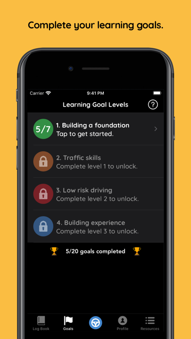 Roundtrip Learner Logbook iPhone screenshot 7