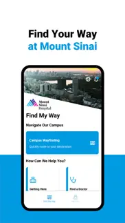 mount sinai hospital map iphone screenshot 1
