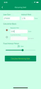 Real Estate Loan Calculator screenshot #2 for iPhone