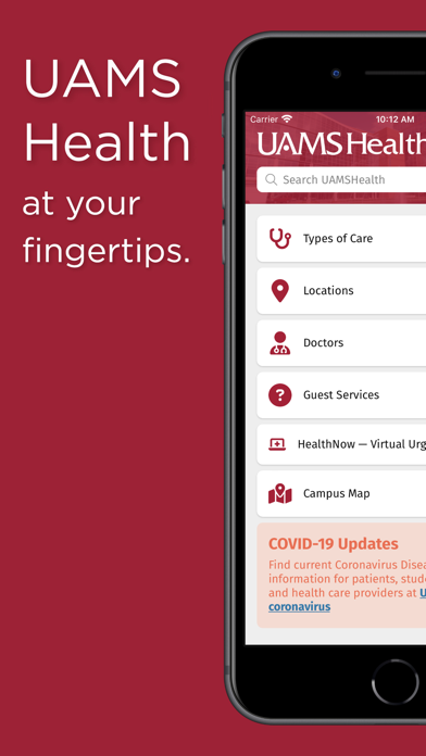 UAMS Health Screenshot