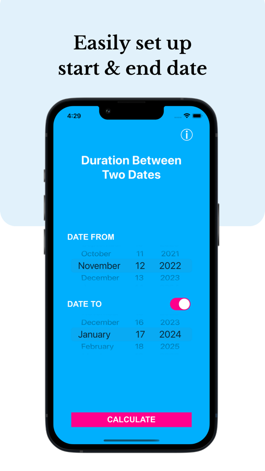 #1. Date Calculator, Easy Dates (iOS) 由: Hanna Mihayeva