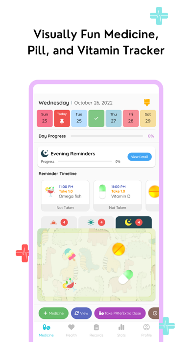 Tochi - Health & Pill Reminder Screenshot