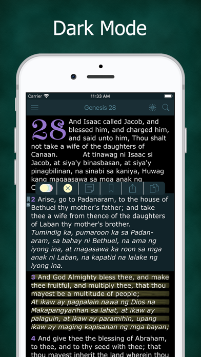 Tagalog English Bible - Biblia Screenshot 3 - AppWisp.com Tagalog English Bible - Biblia Screenshot 3 - AppWisp.com