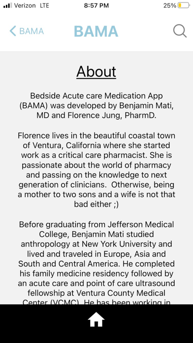 Bedside Acute Medication App Screenshot