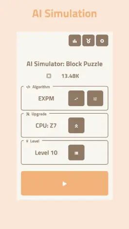 Game screenshot AI Simulator: Block Puzzle mod apk