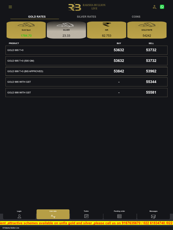 Screenshot #4 pour Raksha Bullion Live