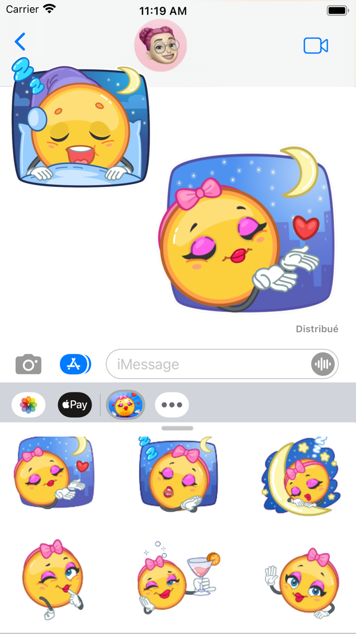 Miss Emoji - Animated Sticker