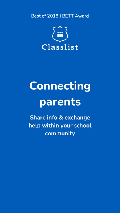 Classlist: connecting parents