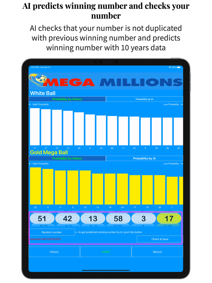 MegaMillions Analyzer