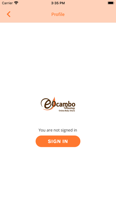 Online Baby Store Screenshot