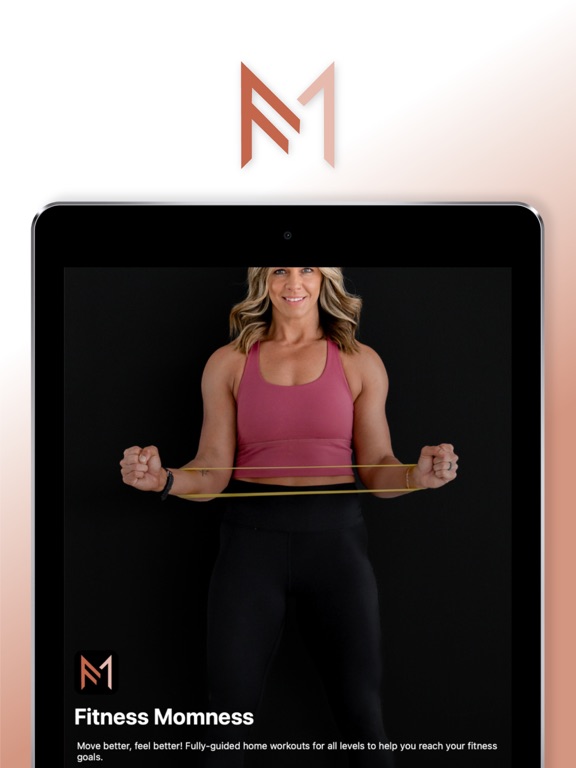 Fitness Momness iPad screenshot 1 - Health & Fitness app