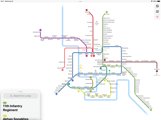 Screenshot #4 pour Bangkok Metro Transit Map