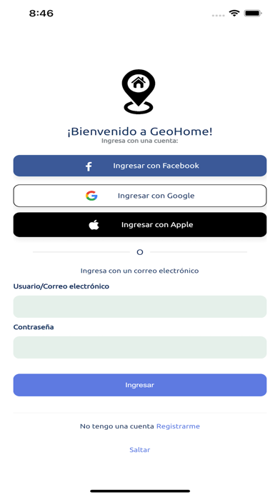GeoHome Screenshot