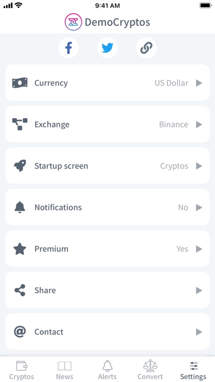 DemoCryptos - News & Alerts screenshot-4
