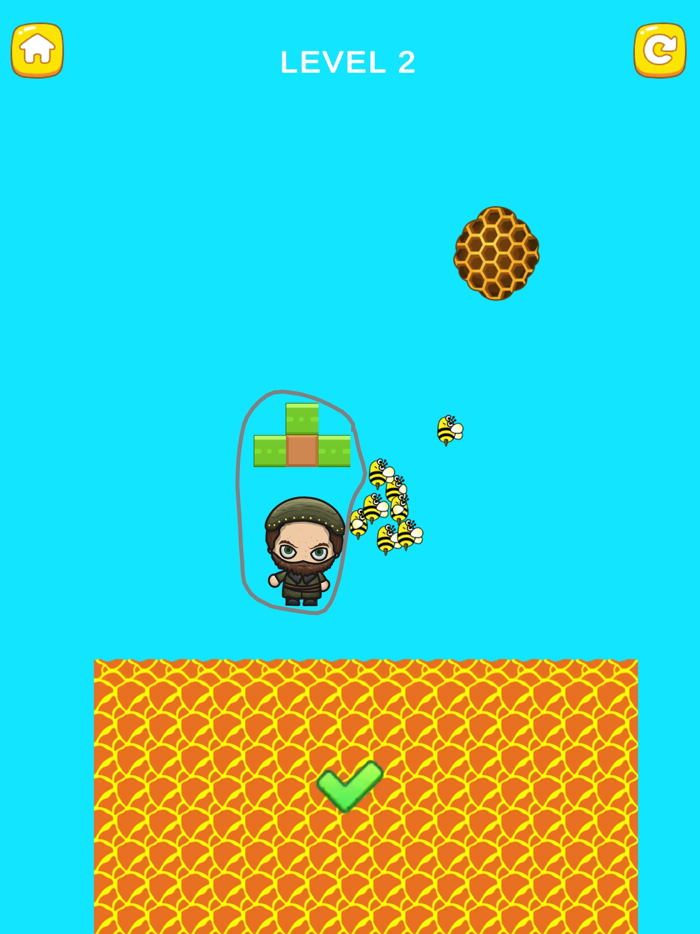 Bee vs Dog - Draw to Save Pets