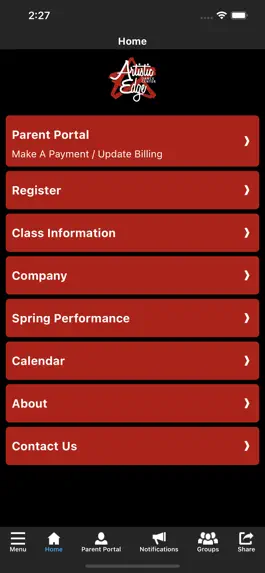 Game screenshot Artistic Edge Dance Center apk